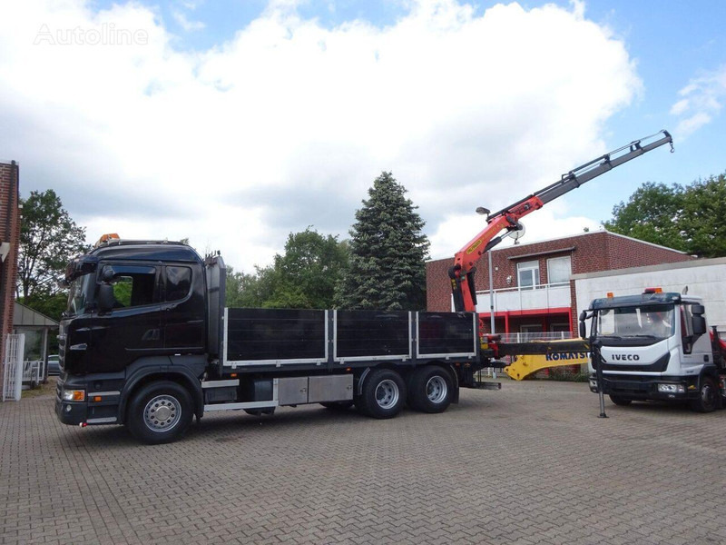 Scania R620 V8 6x2 Flatbed + Palfinger Crane PK 22002 EH - Kamion sa tovarnim sandukom, Kamion sa dizalicom: slika 4 Scania R620 V8 6x2 Flatbed + Palfinger Crane PK 22002 EH - Kamion sa tovarnim sandukom, Kamion sa dizalicom: slika 4