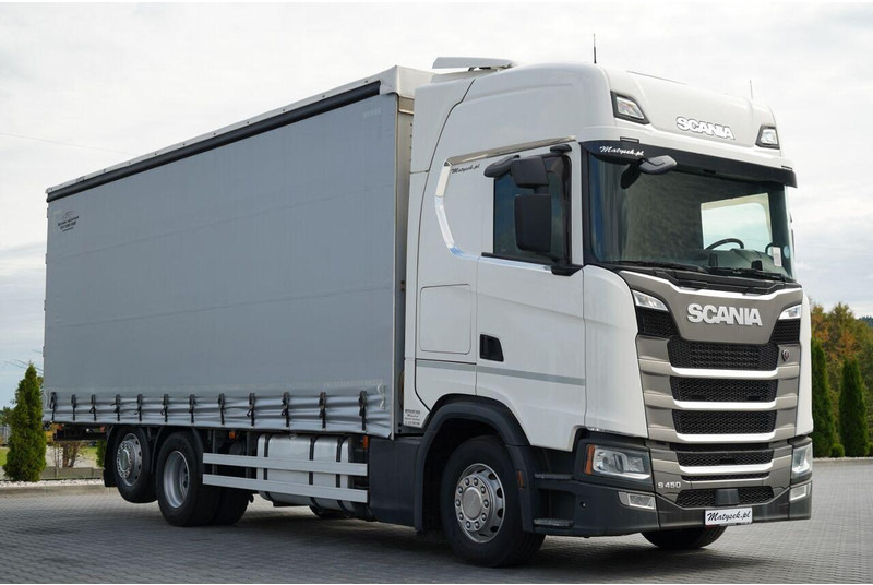 Scania S 450 / SOLÓWKA / 6X2 / OŚ PODNOSZONA / 2019 / - Kamion sa ceradom: slika 1 Scania S 450 / SOLÓWKA / 6X2 / OŚ PODNOSZONA / 2019 / - Kamion sa ceradom: slika 1