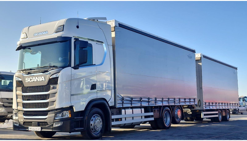 Scania S 450 / ZESTAW TANDEM / 120 M3 / I-PARK COOL / PO KONTRAKCIE S - Kamion sa ceradom: slika 1 Scania S 450 / ZESTAW TANDEM / 120 M3 / I-PARK COOL / PO KONTRAKCIE S - Kamion sa ceradom: slika 1