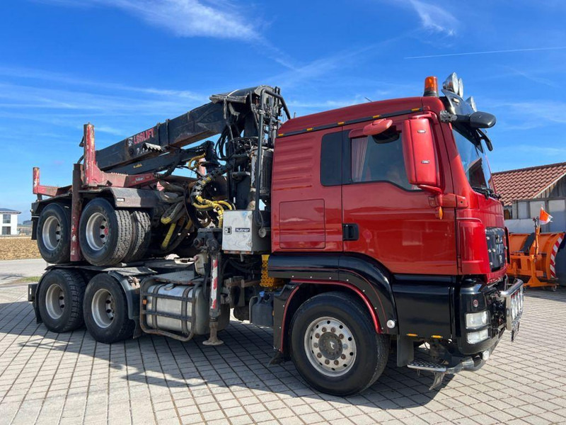 MAN TGS 26.540 6x4 Darus nyergesvontató + rönkszállító pótkocsi Logl - Tegljač: slika 4 MAN TGS 26.540 6x4 Darus nyergesvontató + rönkszállító pótkocsi Logl - Tegljač: slika 4