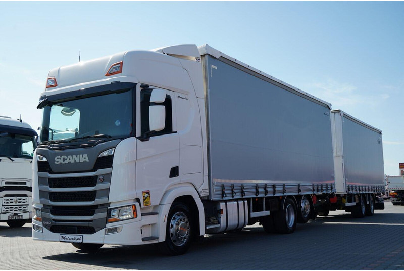 Scania R 450 / ZESTAW TANDEM 120 M3 / PRZEJAZDOWY / OŚ SKRĘTNA PODNOSZO - Tegljač: slika 1 Scania R 450 / ZESTAW TANDEM 120 M3 / PRZEJAZDOWY / OŚ SKRĘTNA PODNOSZO - Tegljač: slika 1
