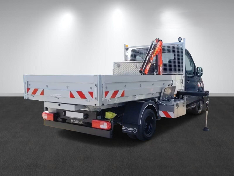 Volkswagen Crafter 50 - Flatbed truck + crane - Kamion sa tovarnim sandukom, Kamion sa dizalicom: slika 2 Volkswagen Crafter 50 - Flatbed truck + crane - Kamion sa tovarnim sandukom, Kamion sa dizalicom: slika 2