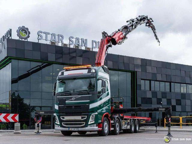 Volvo FH 510 8x4 FASSI F820 RA2.26 Fly Jib Crane Kran - Kamion sa tovarnim sandukom, Kamion sa dizalicom: slika 2 Volvo FH 510 8x4 FASSI F820 RA2.26 Fly Jib Crane Kran - Kamion sa tovarnim sandukom, Kamion sa dizalicom: slika 2