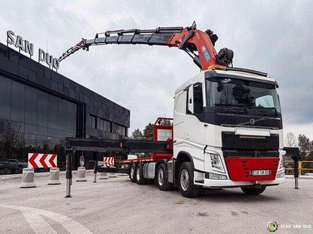 Volvo FH 550 8x2 HMF 8520 FLY JIB Winch Crane Euro 6 - Kamion sa tovarnim sandukom, Kamion sa dizalicom: slika 3 Volvo FH 550 8x2 HMF 8520 FLY JIB Winch Crane Euro 6 - Kamion sa tovarnim sandukom, Kamion sa dizalicom: slika 3