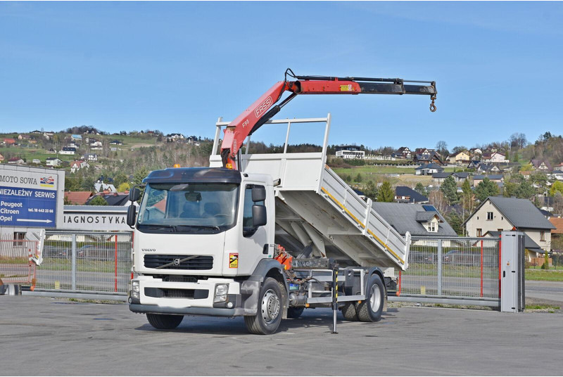 Volvo FL 290 KIPPER 4,90m * FASSI F95A.22 + FUNK * TOP - Istovarivač, Kamion sa dizalicom: slika 2 Volvo FL 290 KIPPER 4,90m * FASSI F95A.22 + FUNK * TOP - Istovarivač, Kamion sa dizalicom: slika 2