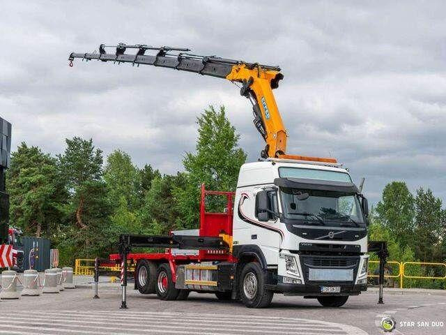 Volvo FM 450 6x2 EFFER 395/8S Euro 6 Crane Winch - Kamion sa tovarnim sandukom, Kamion sa dizalicom: slika 1 Volvo FM 450 6x2 EFFER 395/8S Euro 6 Crane Winch - Kamion sa tovarnim sandukom, Kamion sa dizalicom: slika 1