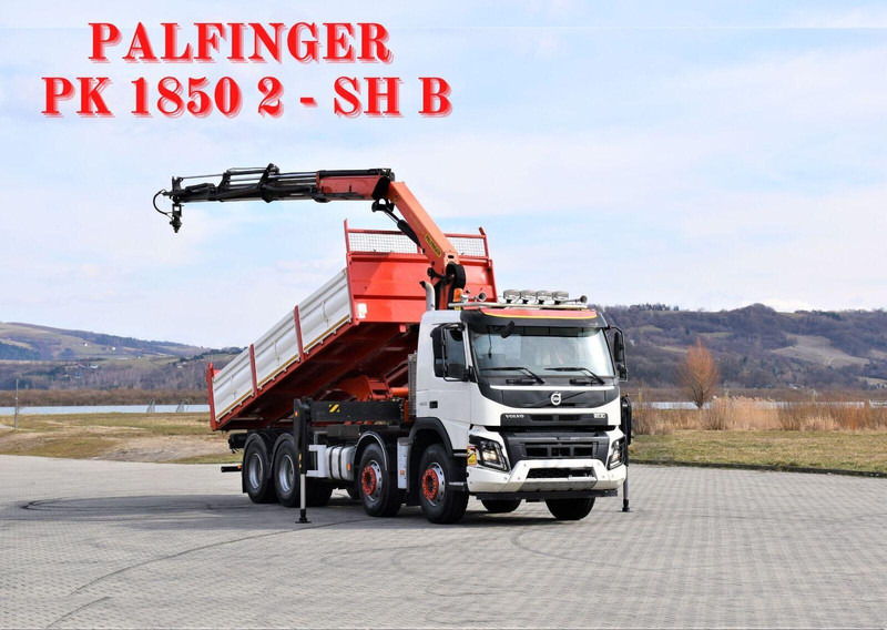 Volvo FMX 420 Kipper 6,20m *PK 1850 2 - SH B*FUNK/8x4 - Istovarivač, Kamion sa dizalicom: slika 1 Volvo FMX 420 Kipper 6,20m *PK 1850 2 - SH B*FUNK/8x4 - Istovarivač, Kamion sa dizalicom: slika 1