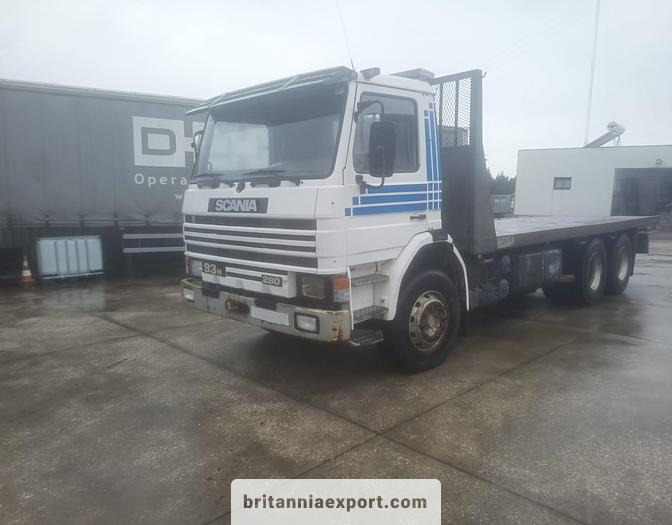 SCANIA P93H 280 6x2 10 Tyres Flatbed Truck – 26 Ton | On springs - Kamion sa tovarnim sandukom: slika 3 SCANIA P93H 280 6x2 10 Tyres Flatbed Truck – 26 Ton | On springs - Kamion sa tovarnim sandukom: slika 3
