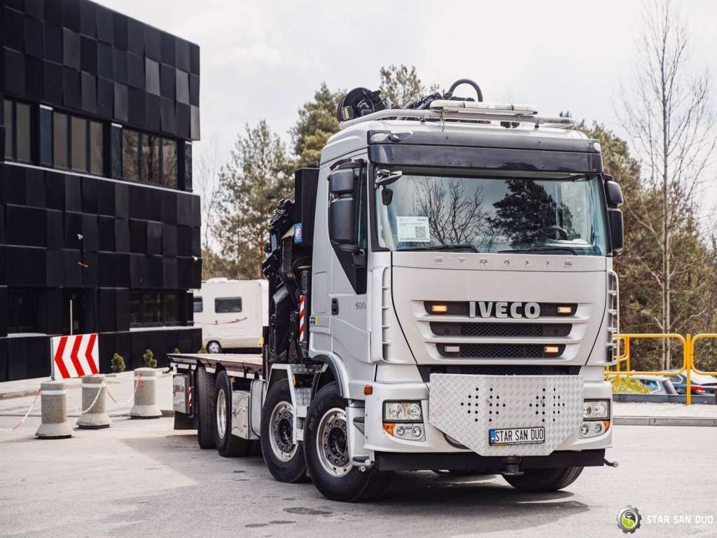 Kamion sa dizalicom Iveco STRALIS AS320S50Y 8x2 HMF 8520-0K6 FLY JIB Winc: slika 9 Kamion sa dizalicom Iveco STRALIS AS320S50Y 8x2 HMF 8520-0K6 FLY JIB Winc: slika 9