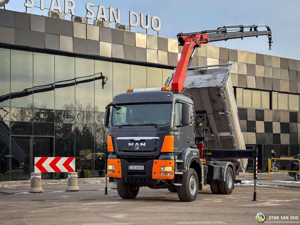 MAN TGS 18.480 PALFINGER PK 16502 HDS Crane,Kipper - Kamion sa dizalicom, Istovarivač: slika 3 MAN TGS 18.480 PALFINGER PK 16502 HDS Crane,Kipper - Kamion sa dizalicom, Istovarivač: slika 3