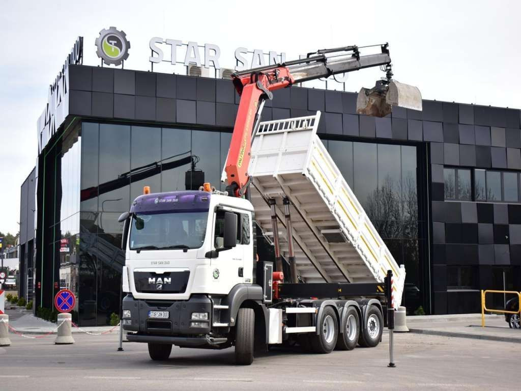 MAN TGS 35.400 8X4 PALFINGER PK 33002 CRANE KIPPER - Istovarivač: slika 1 MAN TGS 35.400 8X4 PALFINGER PK 33002 CRANE KIPPER - Istovarivač: slika 1
