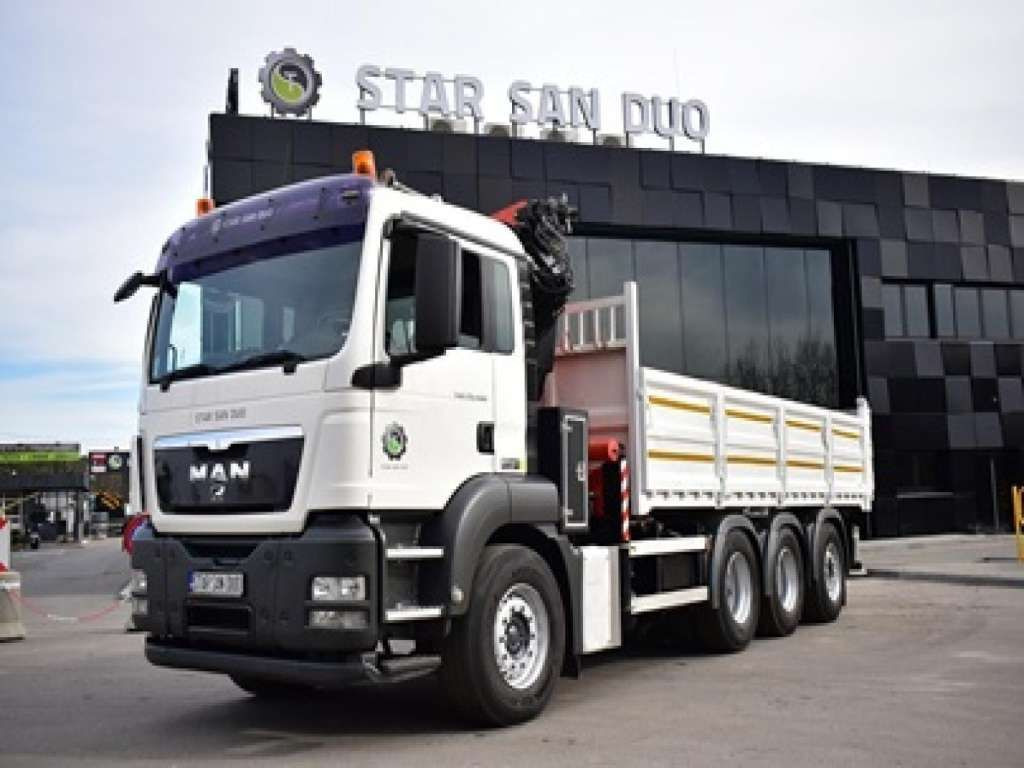 MAN TGS 35.400 8X4 PALFINGER PK 33002 CRANE KIPPER - Kamion sa dizalicom, Istovarivač: slika 4 MAN TGS 35.400 8X4 PALFINGER PK 33002 CRANE KIPPER - Kamion sa dizalicom, Istovarivač: slika 4