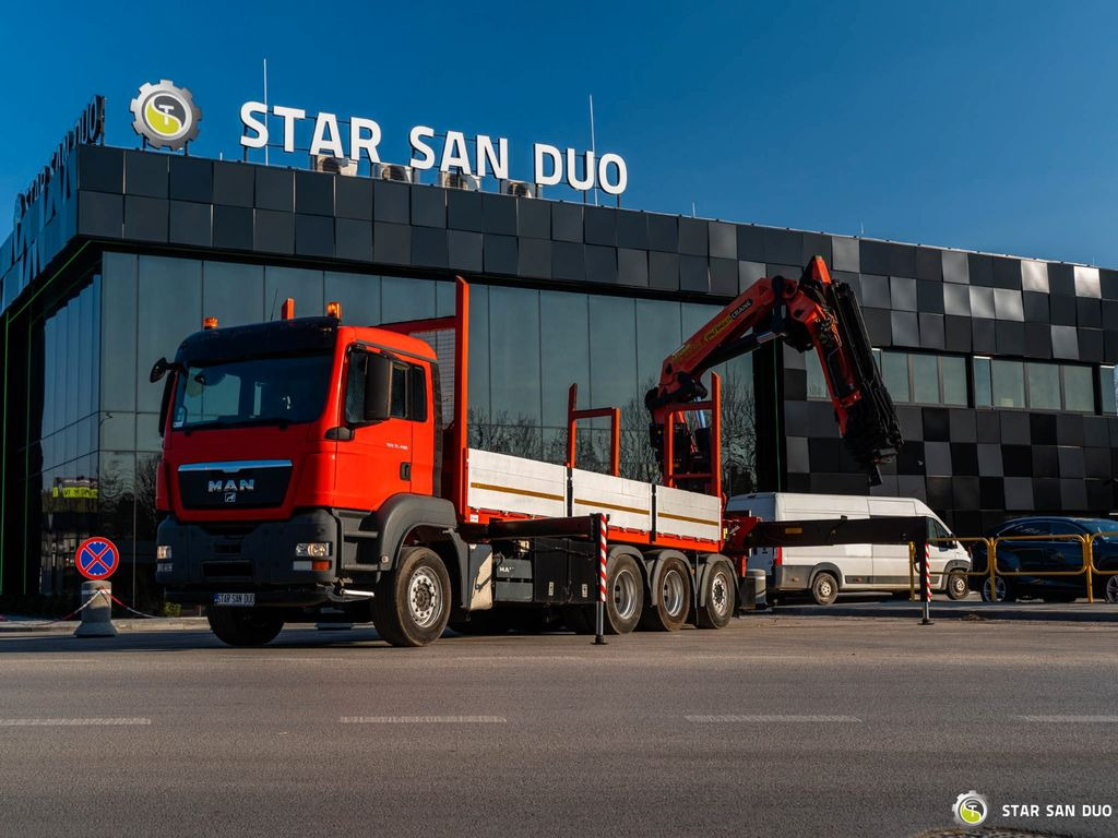MAN TGS 35.400 PALFINGER PK 44002 WINCH TRIDEM KRAN - Kamion sa dizalicom, Kamion sa tovarnim sandukom: slika 5 MAN TGS 35.400 PALFINGER PK 44002 WINCH TRIDEM KRAN - Kamion sa dizalicom, Kamion sa tovarnim sandukom: slika 5