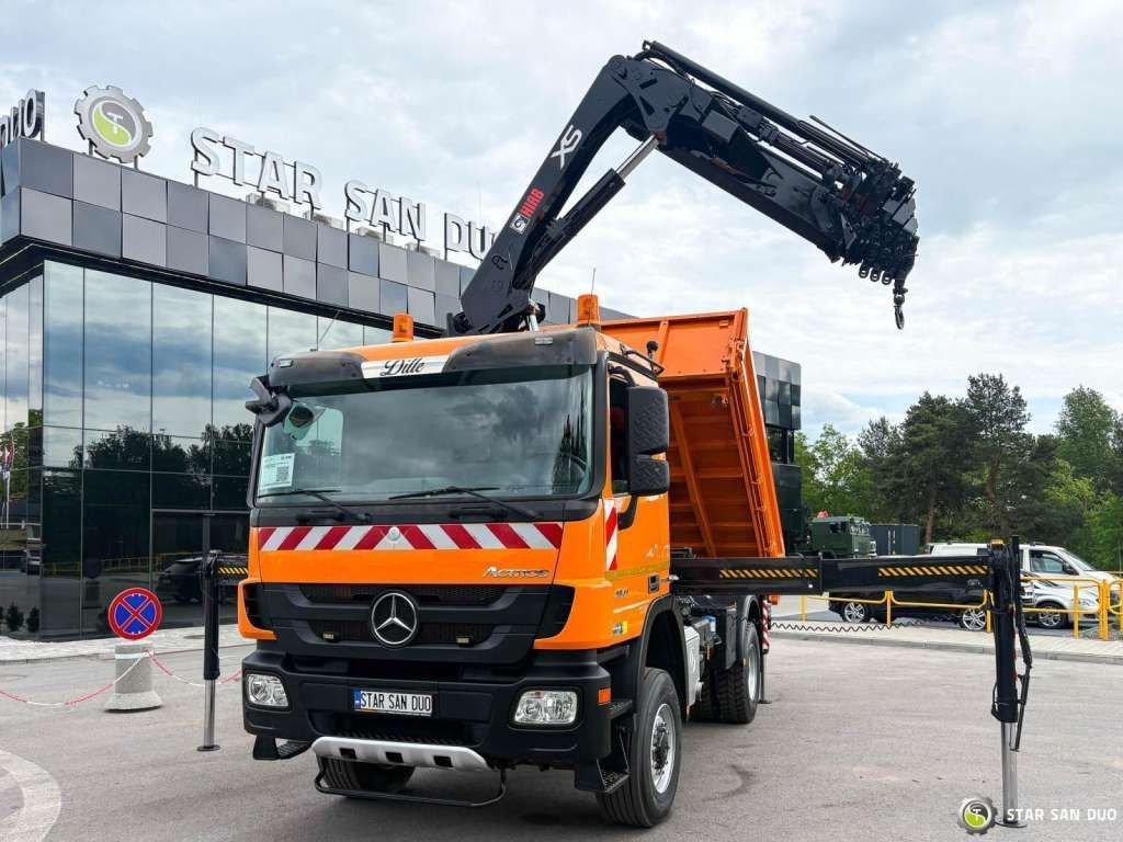 Mercedes-Benz Actros 1841 AK 4x4 Hiab 288E-7 Crane Kipper - Kamion sa dizalicom: slika 4 Mercedes-Benz Actros 1841 AK 4x4 Hiab 288E-7 Crane Kipper - Kamion sa dizalicom: slika 4