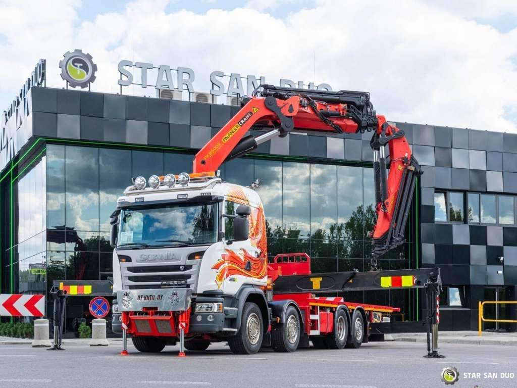 Scania G450 8x2 PALFINGER PK 85002 Fly Jib Winch - Kamion sa dizalicom: slika 5 Scania G450 8x2 PALFINGER PK 85002 Fly Jib Winch - Kamion sa dizalicom: slika 5