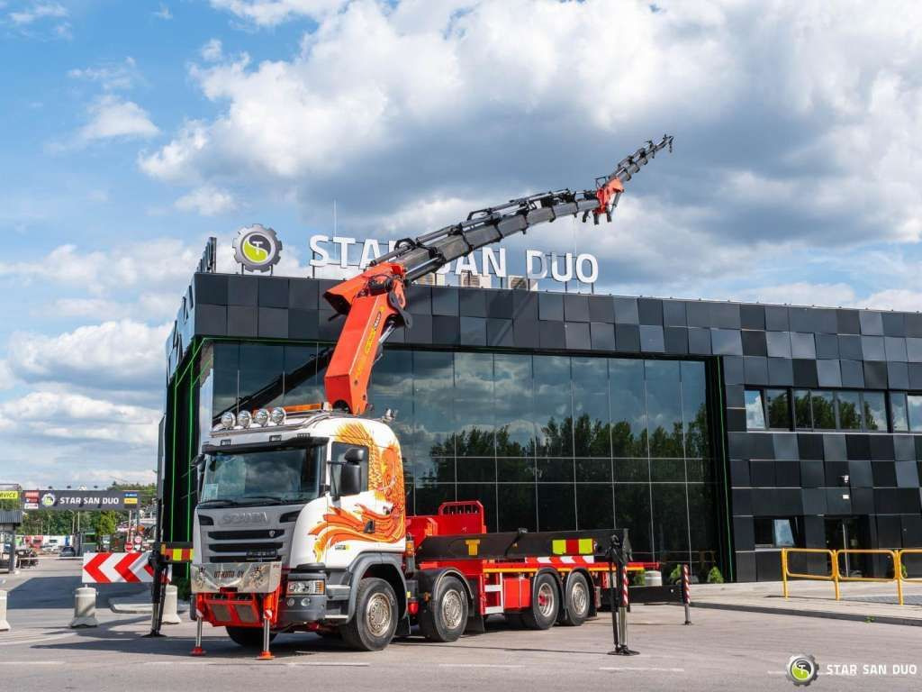 Scania G450 8x2 PALFINGER PK 85002 Fly Jib Winch - Kamion sa dizalicom: slika 3 Scania G450 8x2 PALFINGER PK 85002 Fly Jib Winch - Kamion sa dizalicom: slika 3