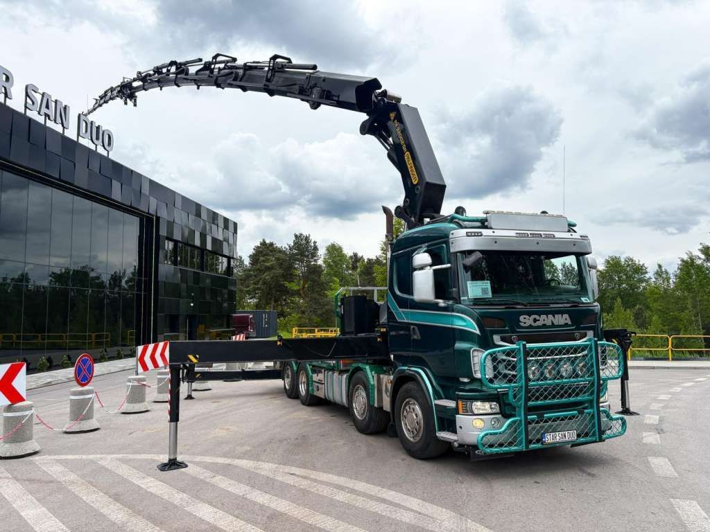 Scania R480 8x2 PALFINGER PK 92002 SH FLY JIB CRANE - Kamion sa dizalicom: slika 3 Scania R480 8x2 PALFINGER PK 92002 SH FLY JIB CRANE - Kamion sa dizalicom: slika 3