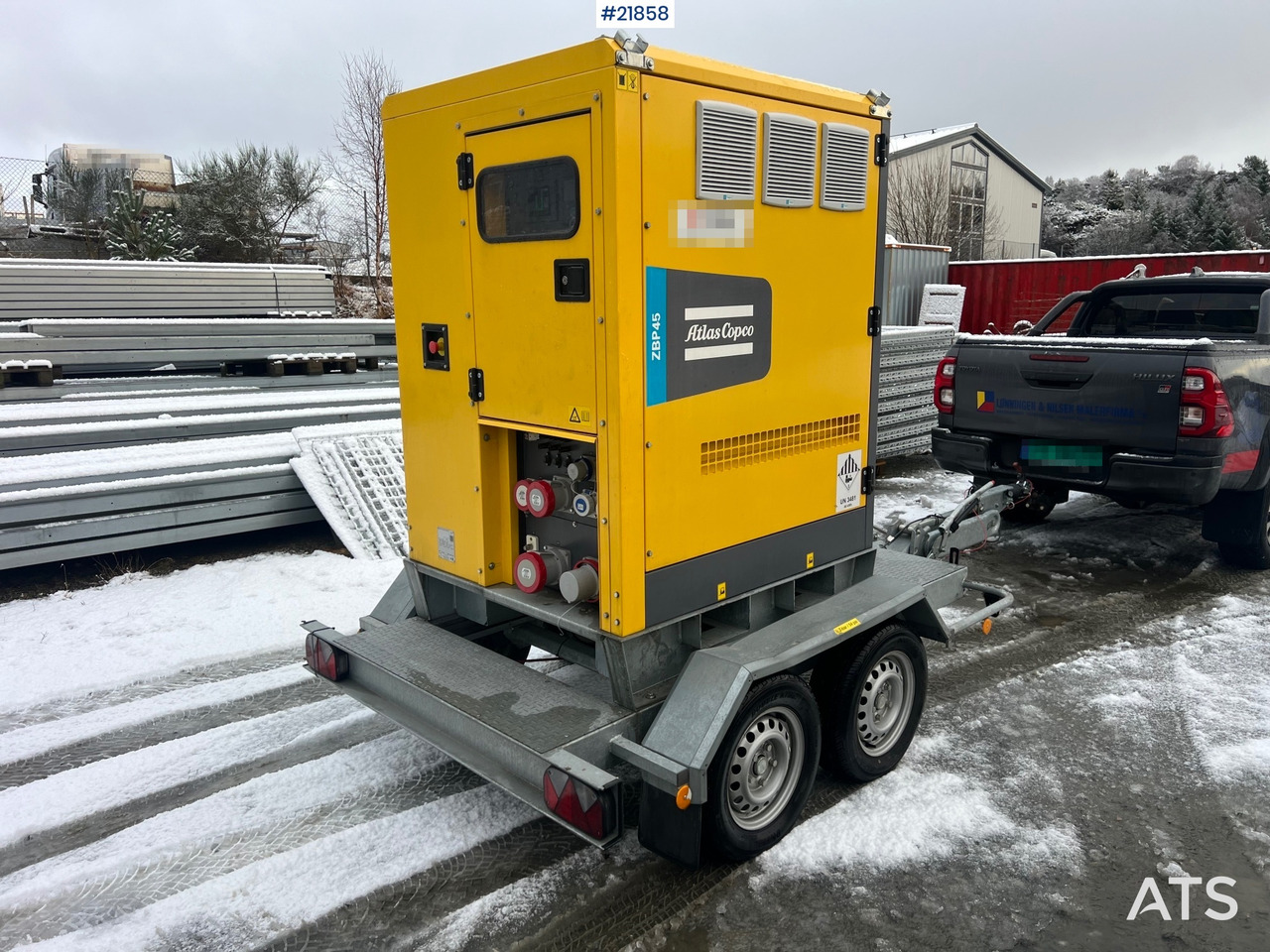 Atlas 2022 Zenergize atlas copco zbp45 m/ henger - Set generatora: slika 4 Atlas 2022 Zenergize atlas copco zbp45 m/ henger - Set generatora: slika 4