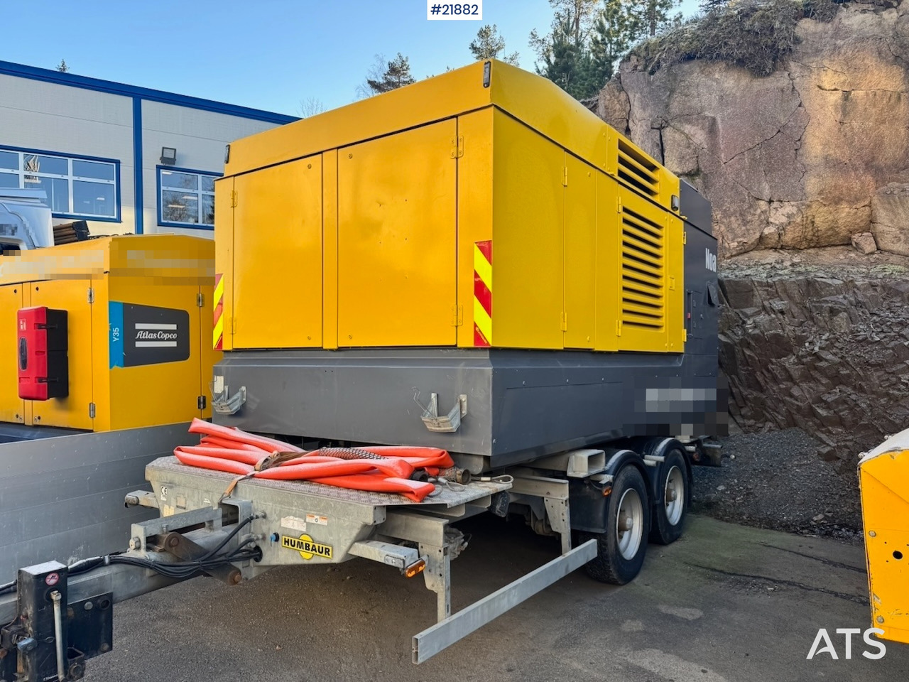 Atlas Copco 2018 Atlas Copco Y35 LuftKompressor på Humbaur understell. - Kompresor za vazduh: slika 1 Atlas Copco 2018 Atlas Copco Y35 LuftKompressor på Humbaur understell. - Kompresor za vazduh: slika 1