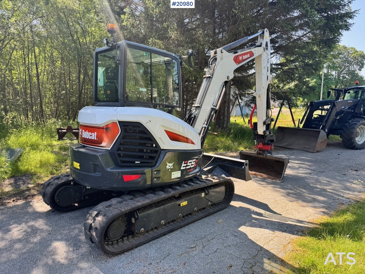 Bobcat E55Z Minigraver m/ Rototilt og 2 skuffer. 230 timer! - Mini bager: slika 3 Bobcat E55Z Minigraver m/ Rototilt og 2 skuffer. 230 timer! - Mini bager: slika 3