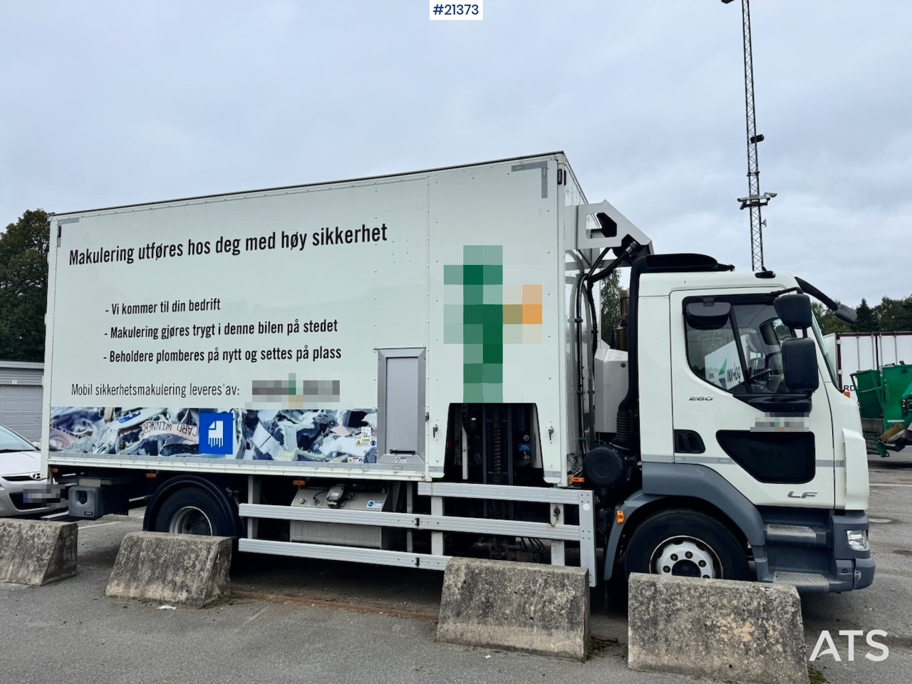 DAF LF 260 Makuleringsbil. 37 000 km! Må Sees! - Industrijski šreder, Kamion: slika 5 DAF LF 260 Makuleringsbil. 37 000 km! Må Sees! - Industrijski šreder, Kamion: slika 5