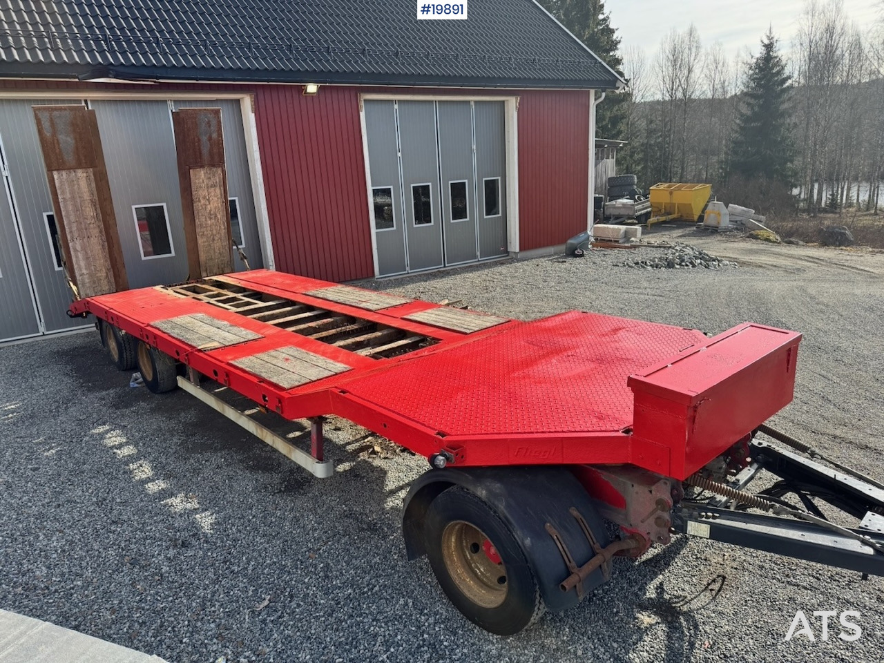 Damm 3 aks maskinslep - Niska prikolica za prevoz: slika 5 Damm 3 aks maskinslep - Niska prikolica za prevoz: slika 5