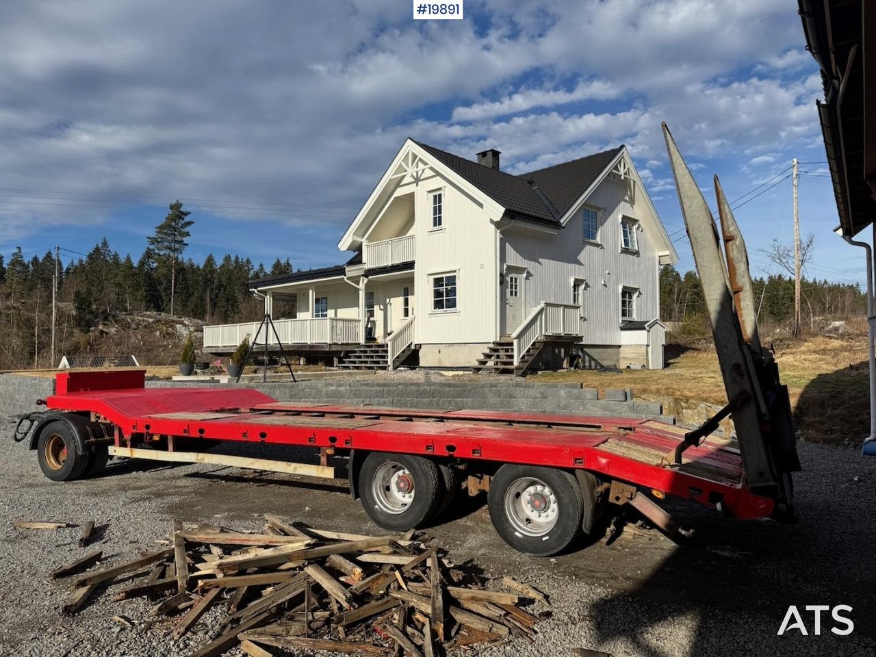 Damm 3 aks maskinslep - Niska prikolica za prevoz: slika 3 Damm 3 aks maskinslep - Niska prikolica za prevoz: slika 3