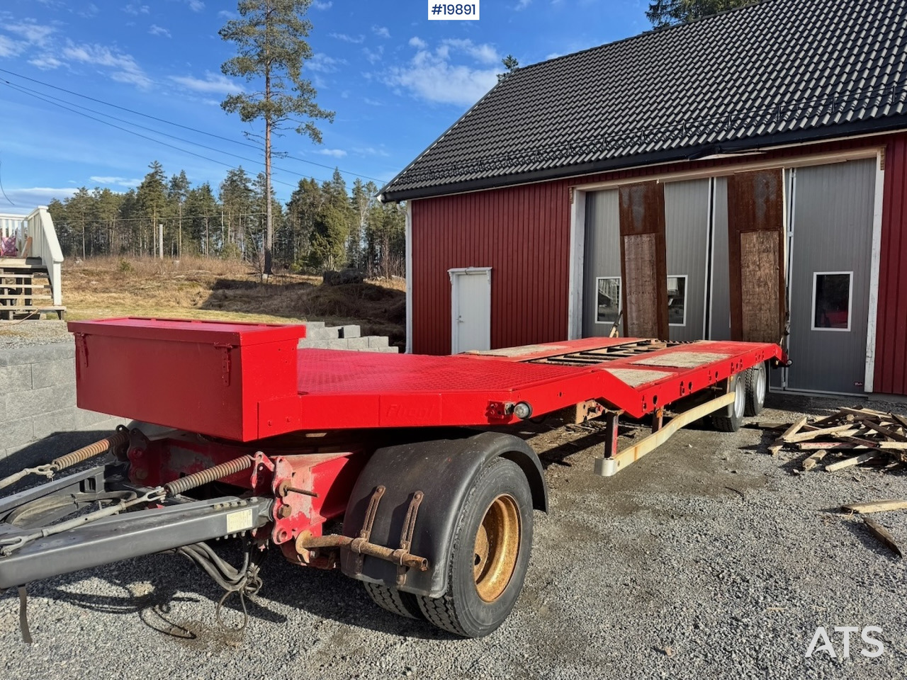 Damm 3 aks maskinslep - Niska prikolica za prevoz: slika 2 Damm 3 aks maskinslep - Niska prikolica za prevoz: slika 2