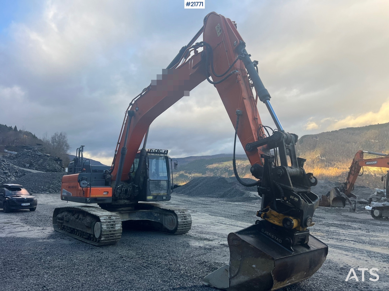 Doosan Dx300lc-5 Gravemaskin m/ rototilt og pusseskuffe - Bager: slika 5 Doosan Dx300lc-5 Gravemaskin m/ rototilt og pusseskuffe - Bager: slika 5