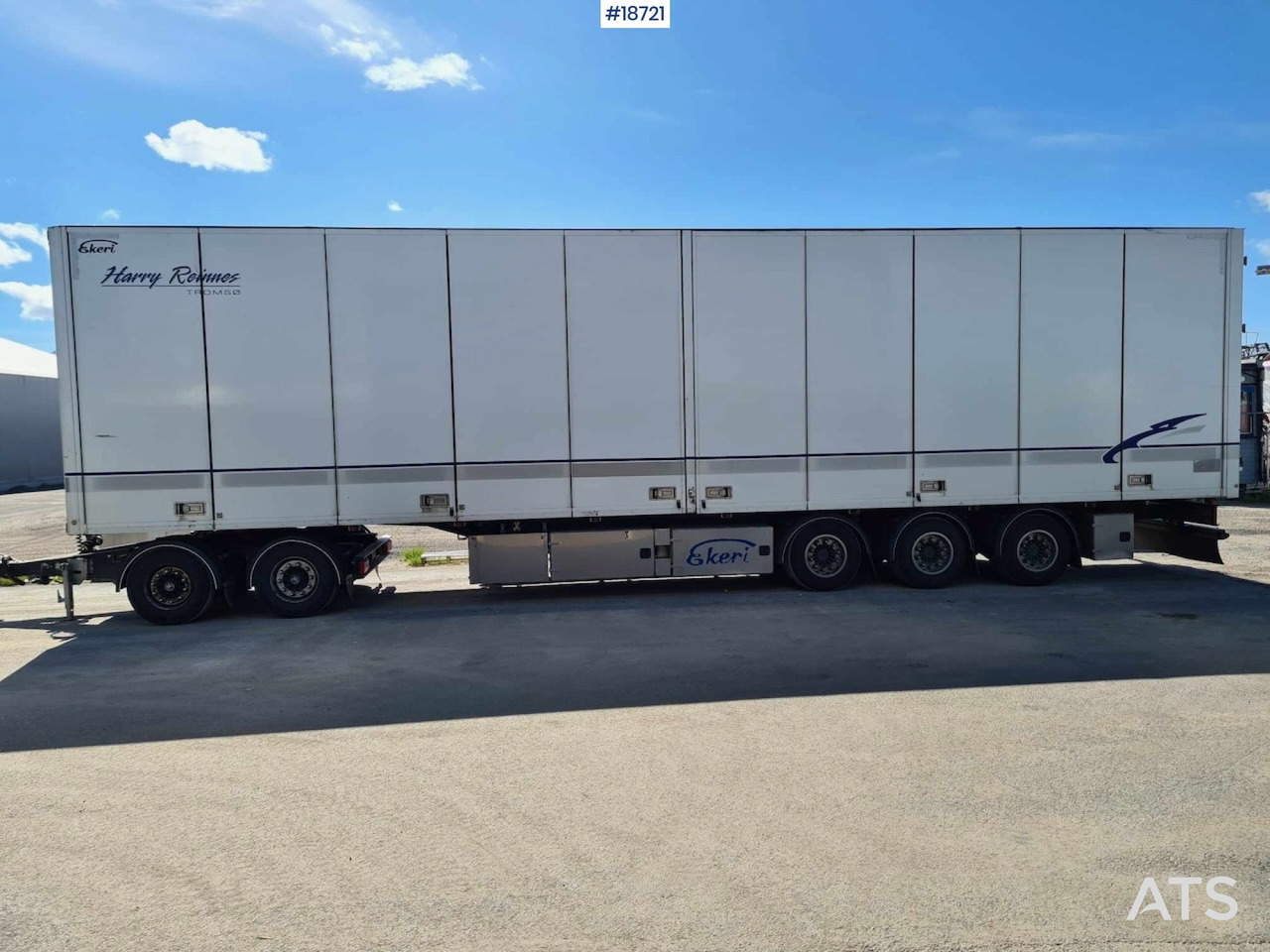 Ekeri 3 akslet skapsemi m/ full sideåpning - Prikolica sa zatvorenim sandukom: slika 2 Ekeri 3 akslet skapsemi m/ full sideåpning - Prikolica sa zatvorenim sandukom: slika 2