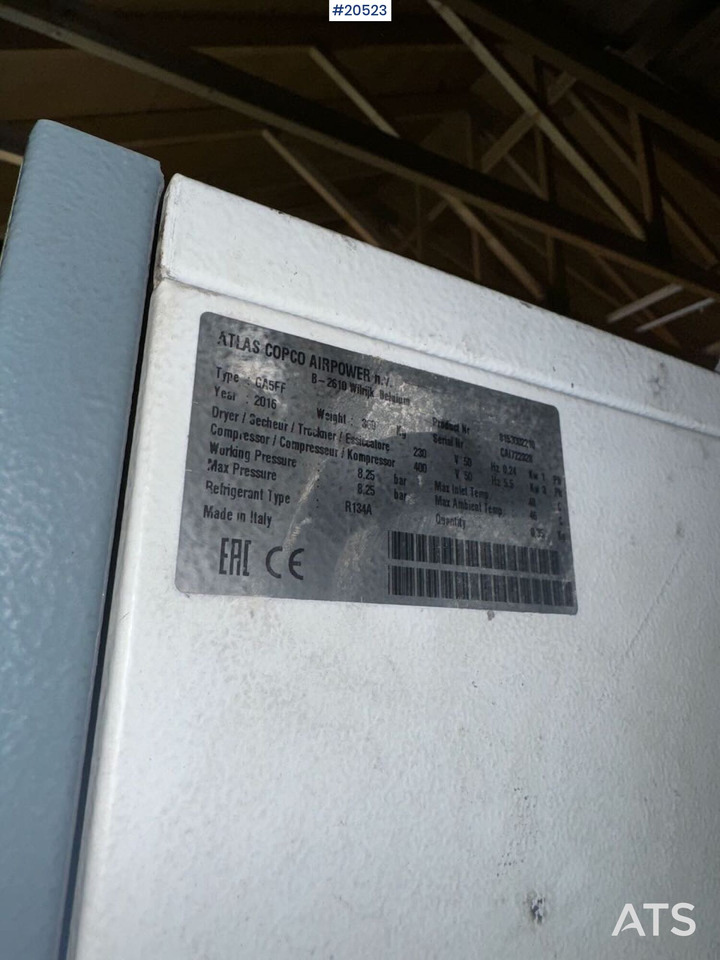 Građevinska mašina Atlas Copco GA5FF: slika 7 Građevinska mašina Atlas Copco GA5FF: slika 7