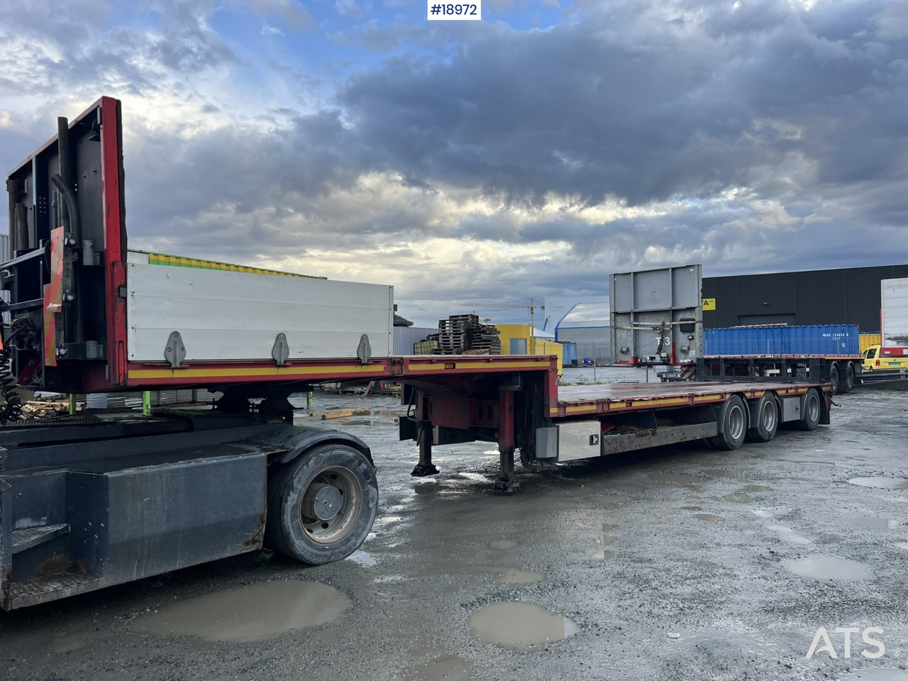 HRD 3 akslet jumbosemi m/ utrekk på 5.5 meter - Niska poluprikolica za prevoz: slika 3 HRD 3 akslet jumbosemi m/ utrekk på 5.5 meter - Niska poluprikolica za prevoz: slika 3