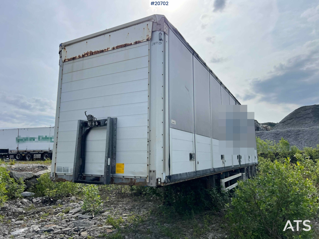 HRD 3 akslet kapelltralle rep.objekt m/ full sideåpning - Poluprikolica sa zatvorenim sandukom: slika 4 HRD 3 akslet kapelltralle rep.objekt m/ full sideåpning - Poluprikolica sa zatvorenim sandukom: slika 4