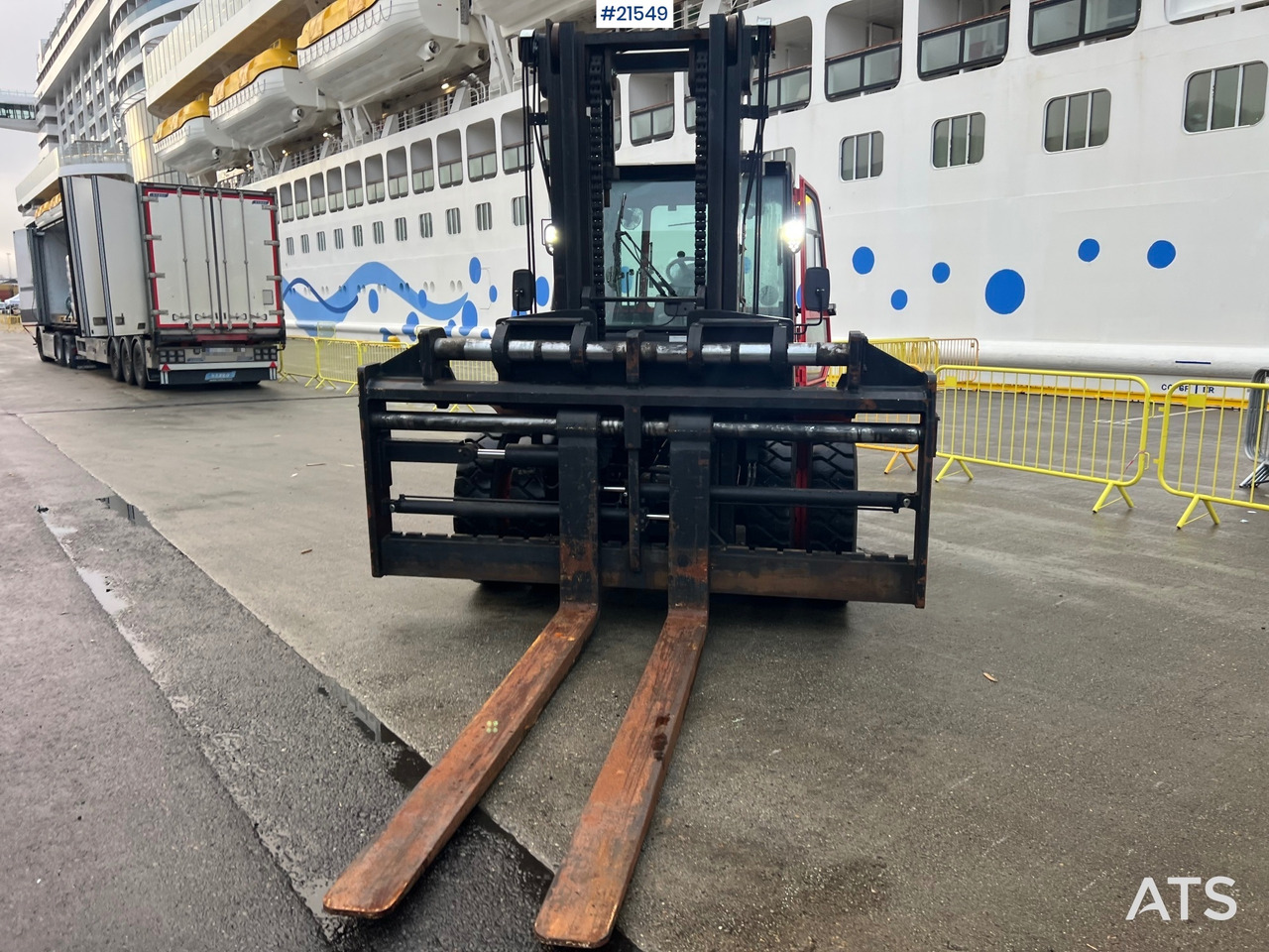 Hangcha CPCD120 Gaffeltruck m/ hydrauliske gafler, sideforskyvning og lite timer - Dizel viljuškar: slika 5 Hangcha CPCD120 Gaffeltruck m/ hydrauliske gafler, sideforskyvning og lite timer - Dizel viljuškar: slika 5