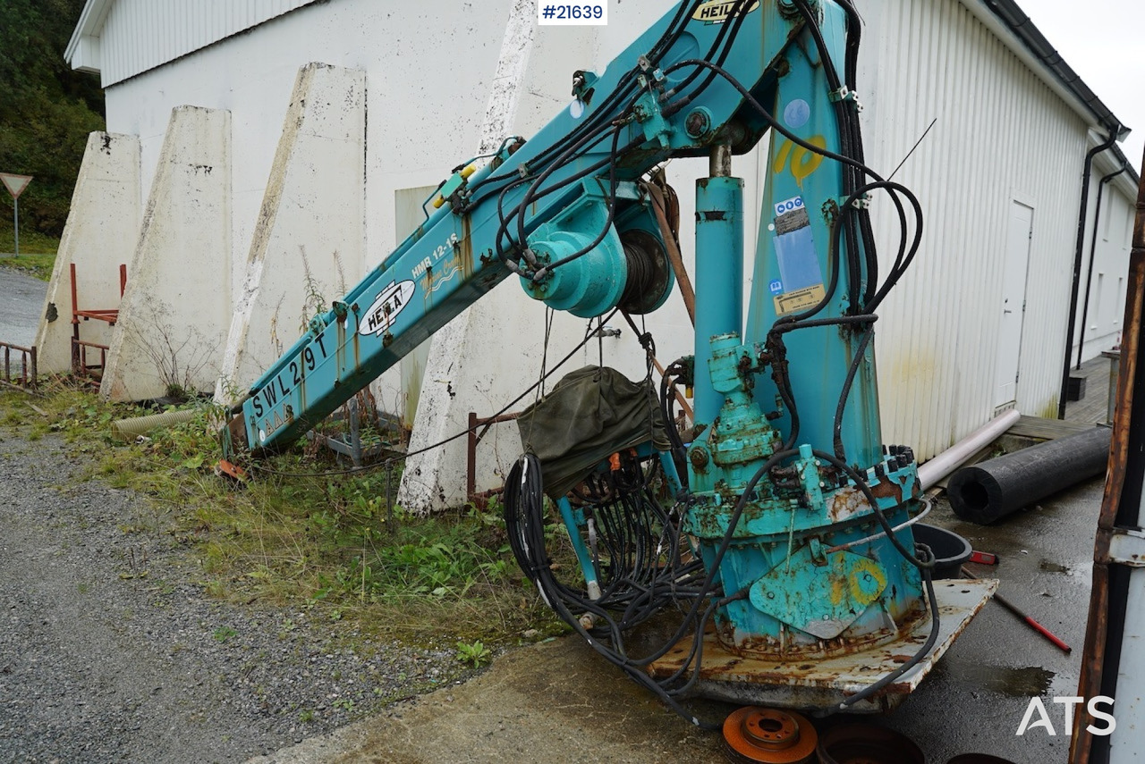 Heila Heila HMR12-1S kran med vinsj (stått på båt) - Kran za kamion: slika 3 Heila Heila HMR12-1S kran med vinsj (stått på båt) - Kran za kamion: slika 3