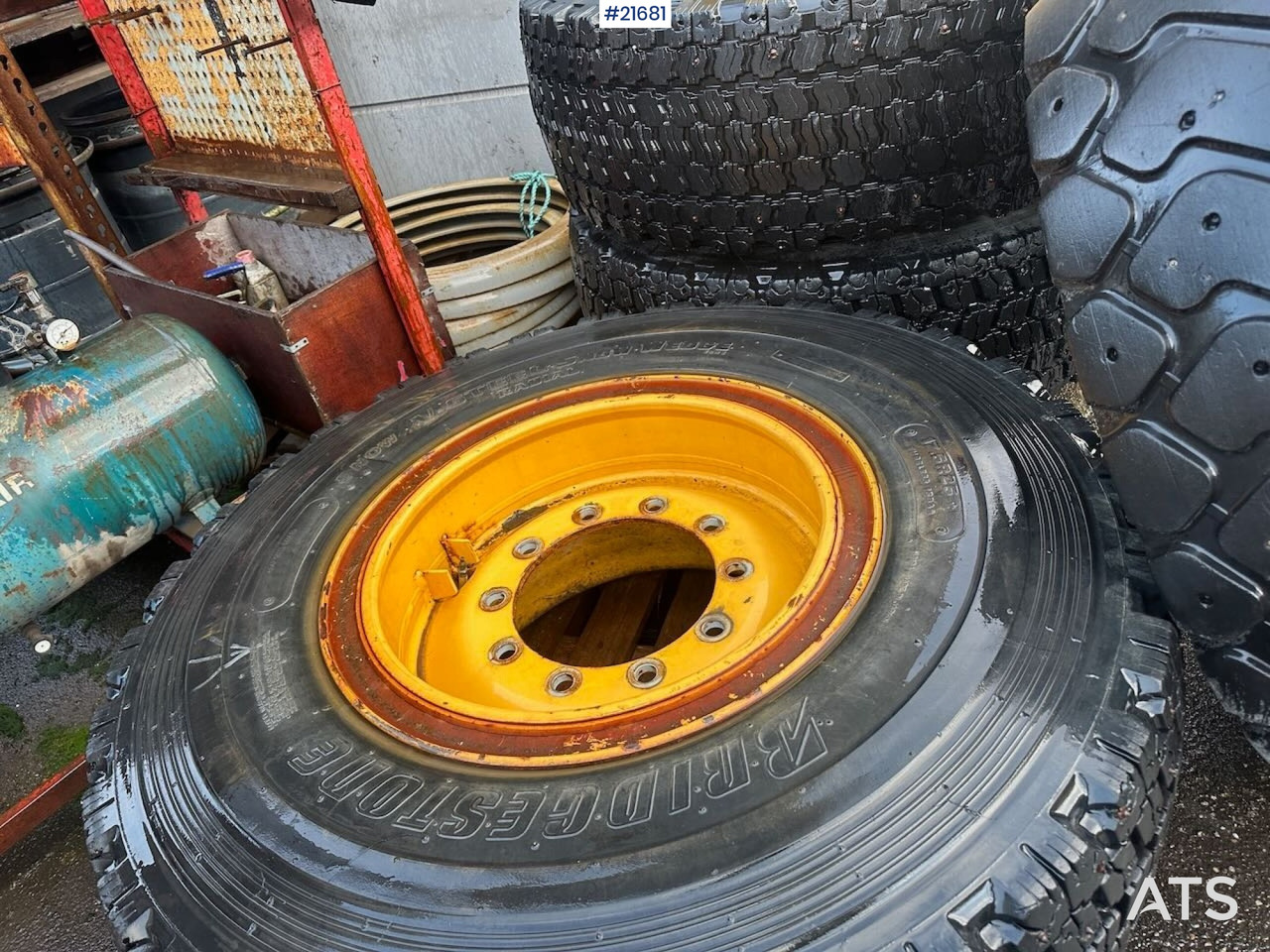 Gume i felne za Građevinska mašina Hilo Dekkene har stått på en Volvo L60E: slika 11 Gume i felne za Građevinska mašina Hilo Dekkene har stått på en Volvo L60E: slika 11