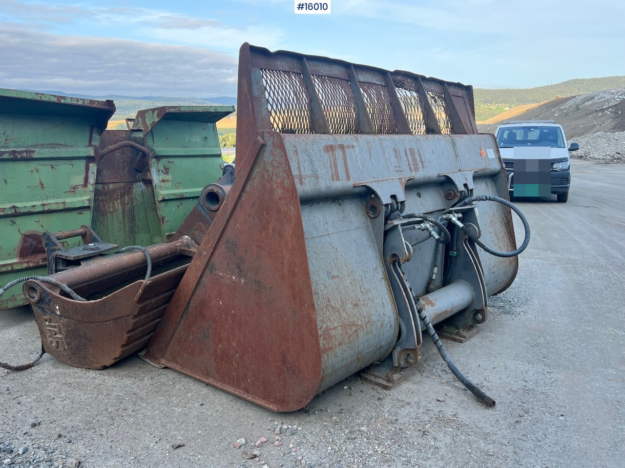 Hjullasterskuffe m/ liten BM feste - Kašika za bager za Građevinska mašina: slika 4 Hjullasterskuffe m/ liten BM feste - Kašika za bager za Građevinska mašina: slika 4