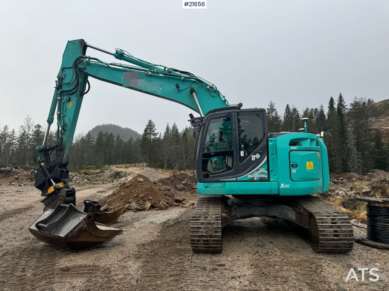 Kobelco SK230SRLC-5 Beltegraver m/ Tilt, Skuffe og GPS - Bager guseničar: slika 2 Kobelco SK230SRLC-5 Beltegraver m/ Tilt, Skuffe og GPS - Bager guseničar: slika 2