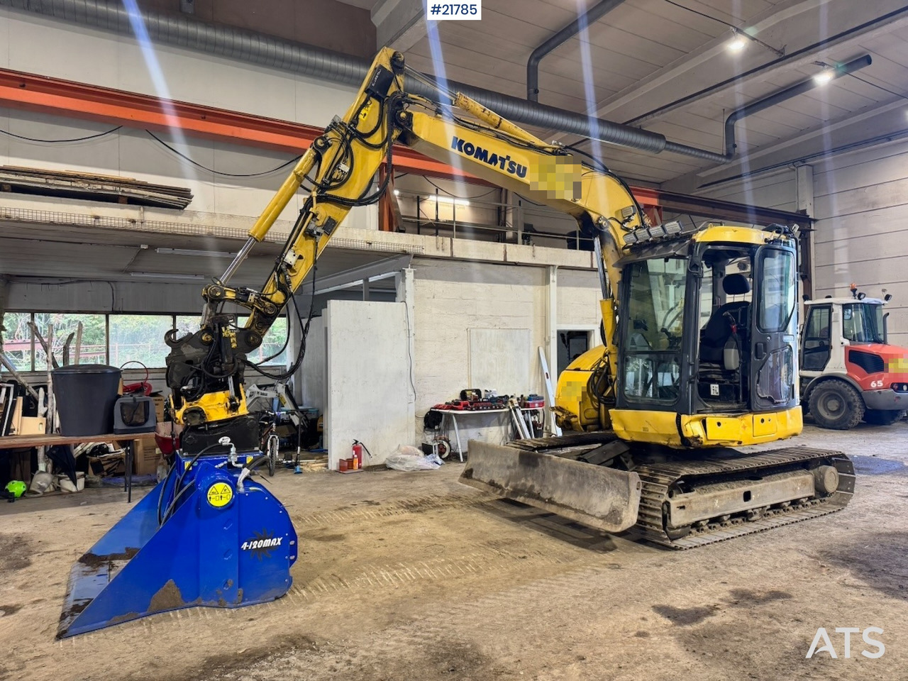 Komatsu 2013 Komatsu PC78US-8 Beltegraver m/ Rototilt og 2 skuffer. - Bager guseničar: slika 2 Komatsu 2013 Komatsu PC78US-8 Beltegraver m/ Rototilt og 2 skuffer. - Bager guseničar: slika 2