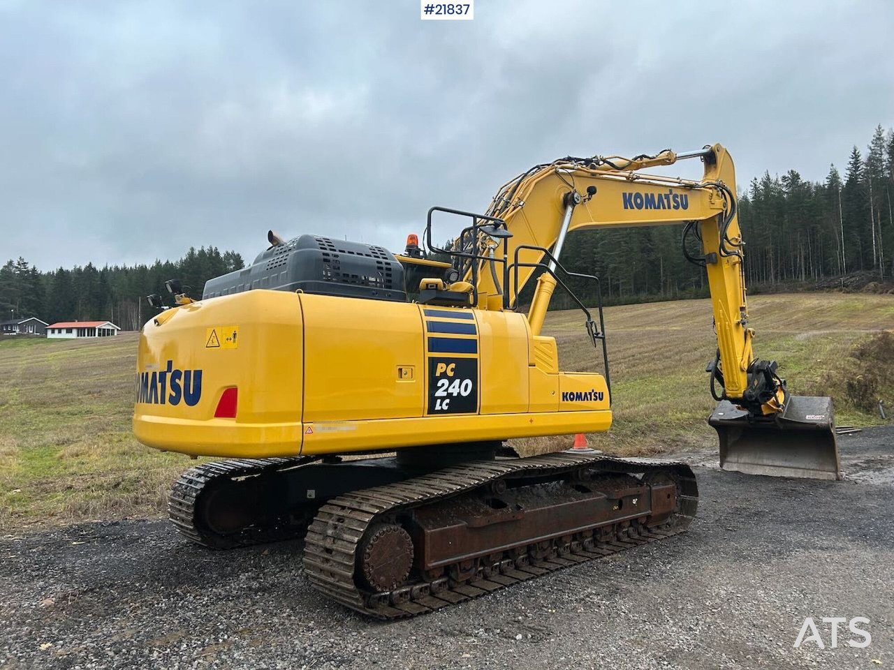 Bager guseničar Komatsu PC240LC-11E0 Beltegraver m/ Rotortilt og Pusseskuffe: slika 6