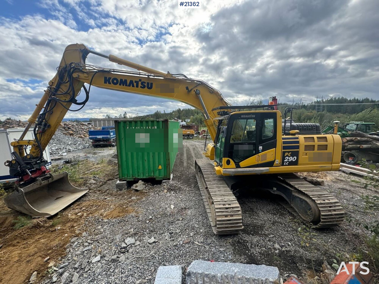 Bager guseničar Komatsu PC290LC-11 Beltegraver m/ tilt og 2 skuffer: slika 11 Bager guseničar Komatsu PC290LC-11 Beltegraver m/ tilt og 2 skuffer: slika 11