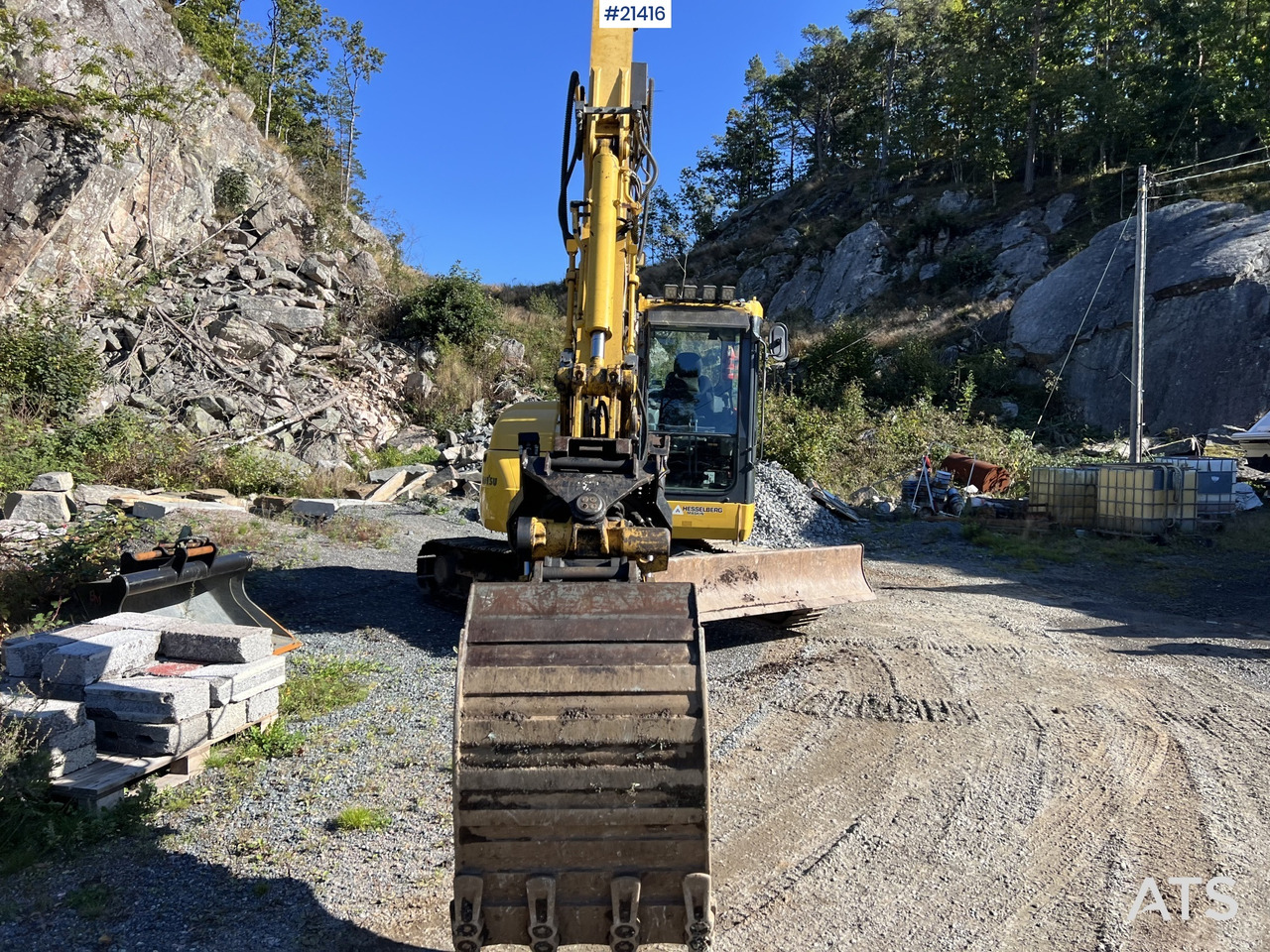 Komatsu PC78us Gravemaskin m/ Rototilt, pusseskuffe, smalskuffe og graveskuffe - Bager guseničar: slika 5 Komatsu PC78us Gravemaskin m/ Rototilt, pusseskuffe, smalskuffe og graveskuffe - Bager guseničar: slika 5