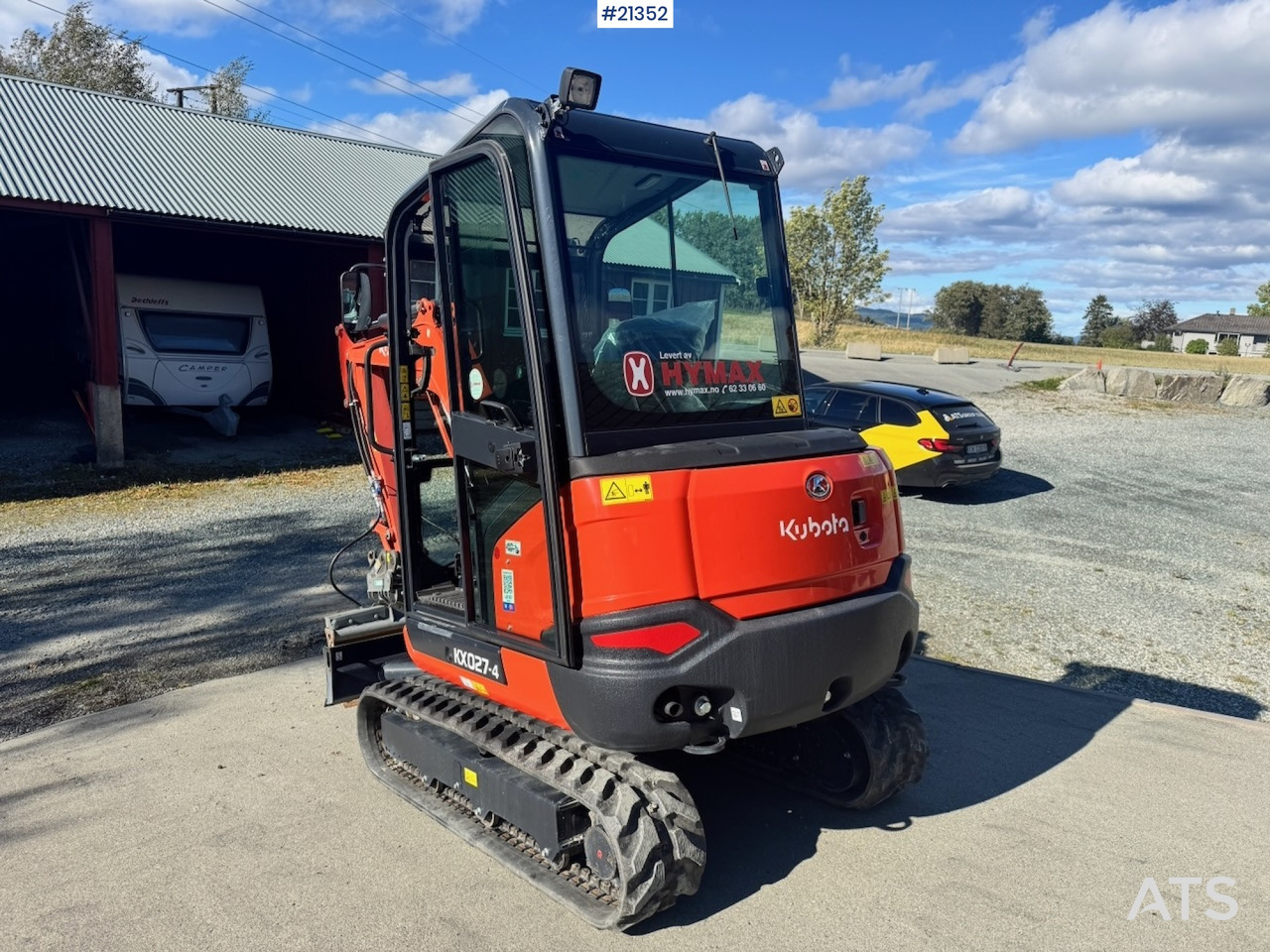 Kubota KX027-4 - Mini bager: slika 3 Kubota KX027-4 - Mini bager: slika 3