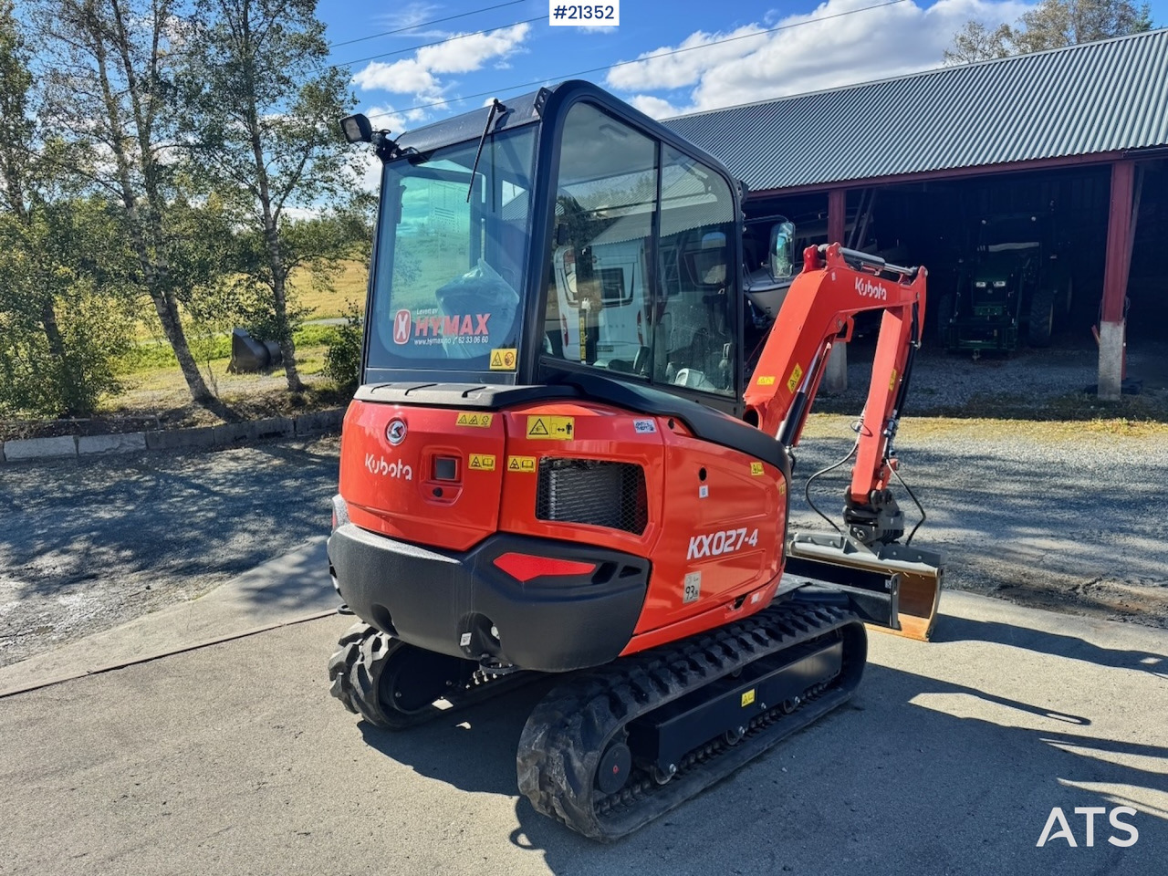 Kubota KX027-4 - Mini bager: slika 5 Kubota KX027-4 - Mini bager: slika 5