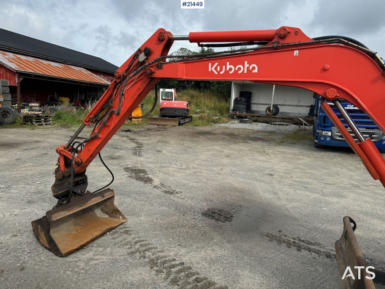 Mini bager Kubota U35-3: slika 10