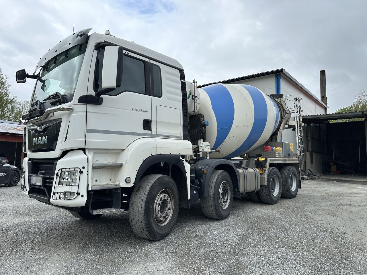 MAN TGS 35.510 8x4 betongbil med 9 meter hydr. renne (gullavtale) - Mikser za beton: slika 1 MAN TGS 35.510 8x4 betongbil med 9 meter hydr. renne (gullavtale) - Mikser za beton: slika 1
