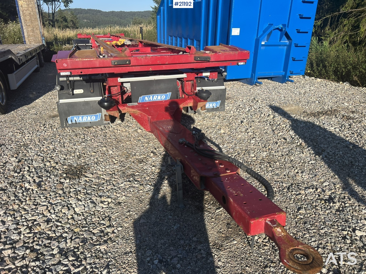 Narko 4 akslet container henger - Prikolica sa golom šasijom: slika 4 Narko 4 akslet container henger - Prikolica sa golom šasijom: slika 4