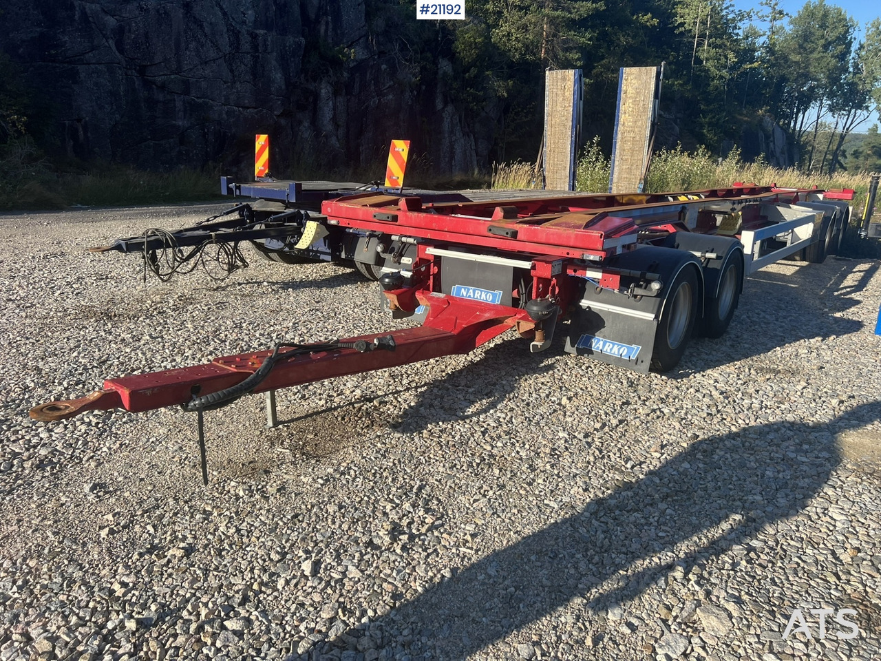 Narko Containerhenger - Prikolica sa golom šasijom: slika 1 Narko Containerhenger - Prikolica sa golom šasijom: slika 1
