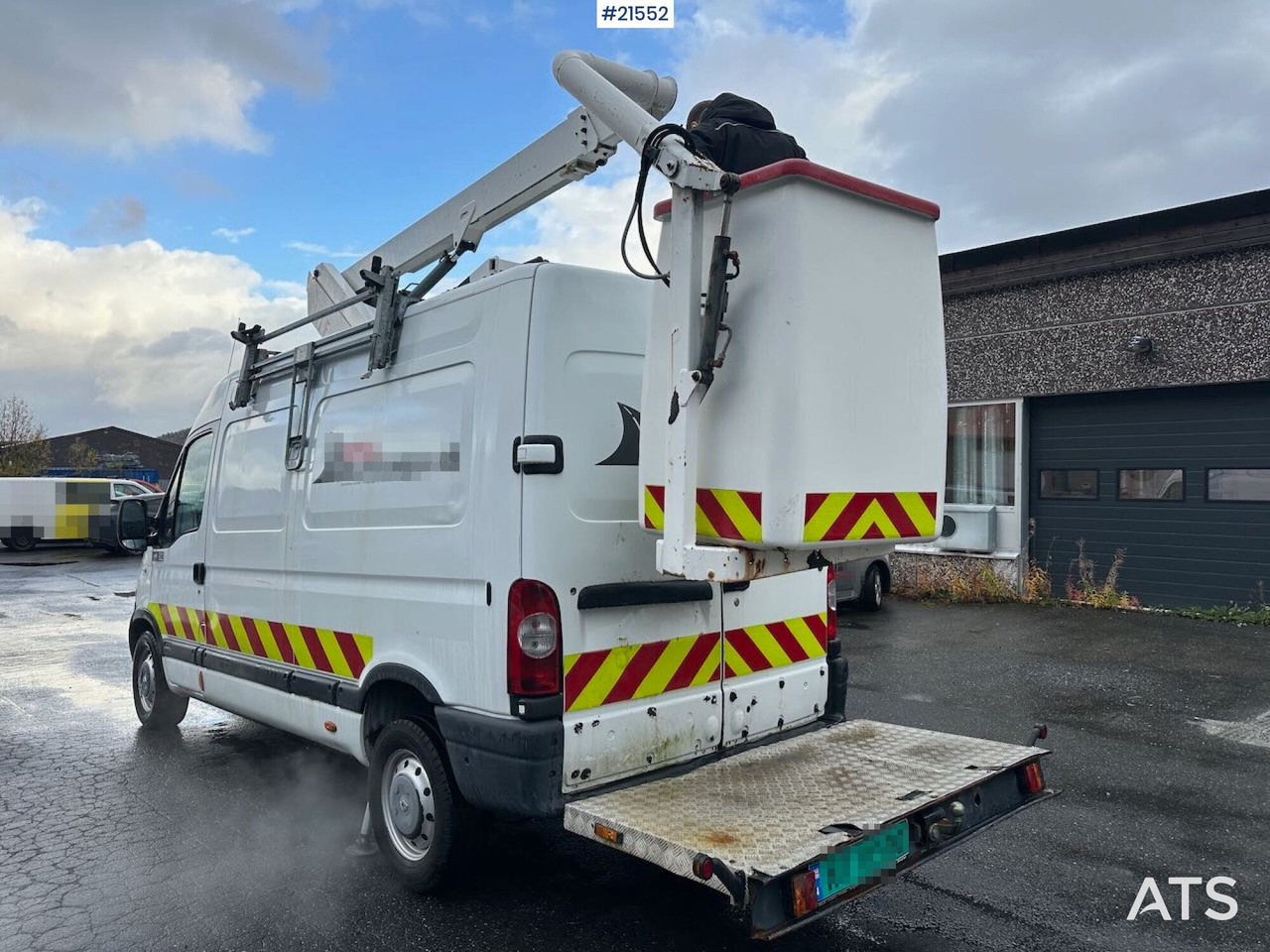 Vazdušna platforma montirana na kamion, Furgon Renault Master liftbil m/ France Elevateur løftekurv. SE VIDEO: slika 7