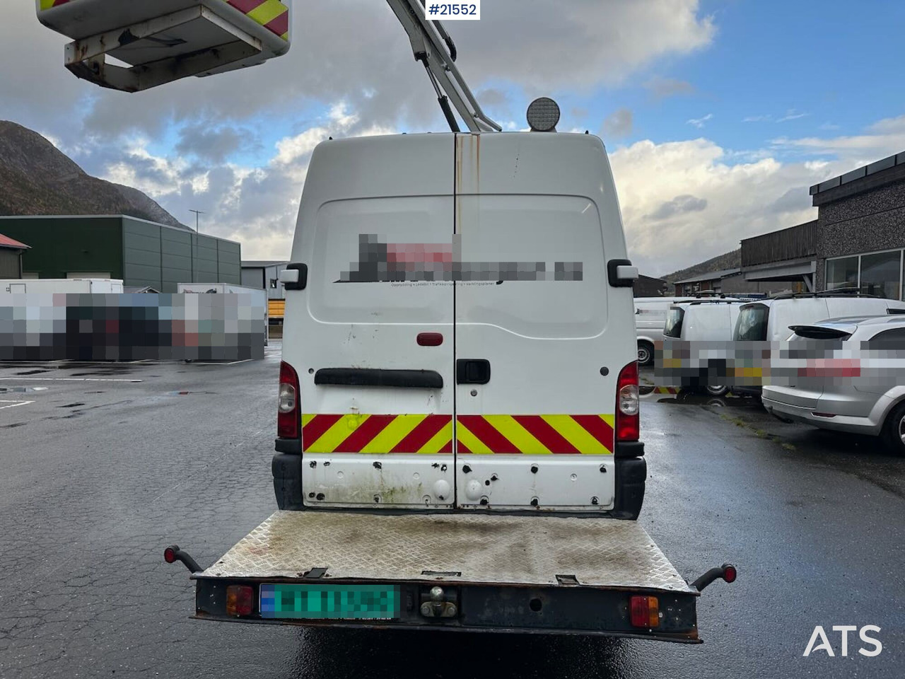 Vazdušna platforma montirana na kamion, Furgon Renault Master liftbil m/ France Elevateur løftekurv. SE VIDEO: slika 6